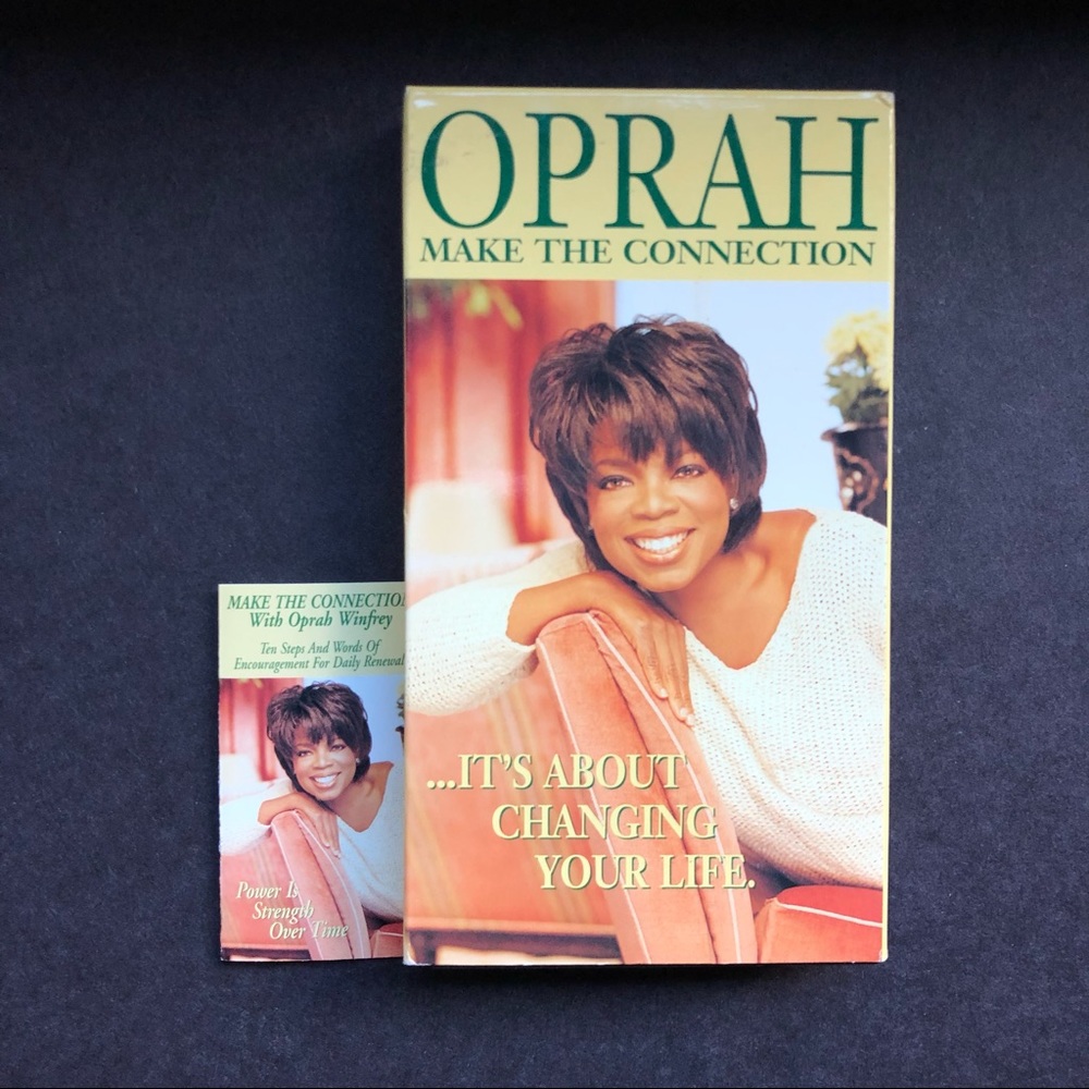 OPRAH: MAKE THE CONNECTION vhs & pamphlet